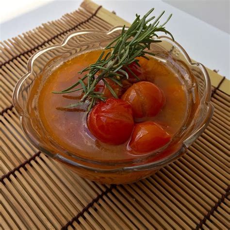 Confit De Tomate Cereja E Ervas Confit De Tomate Receitas Thermomix