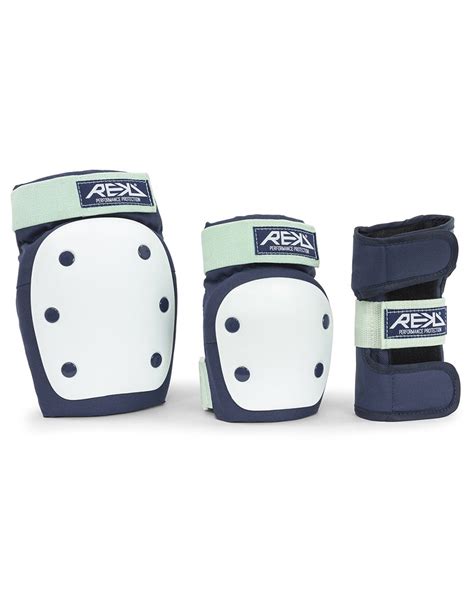 Rekd Protection Set Protezioni Skateboard Heavy Duty Blue Mint