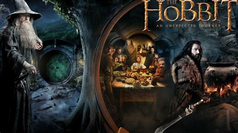 1920x1080 Gandalf Bilbo Baggins The Hobbit Movies Fantasy Art Wallpaper