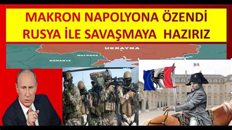 MAKRON NAPOLYON GİBİ RUSYA İLE SAVAŞACAK ÖZEL KUVVETLERİNİ UKRAYNAYA