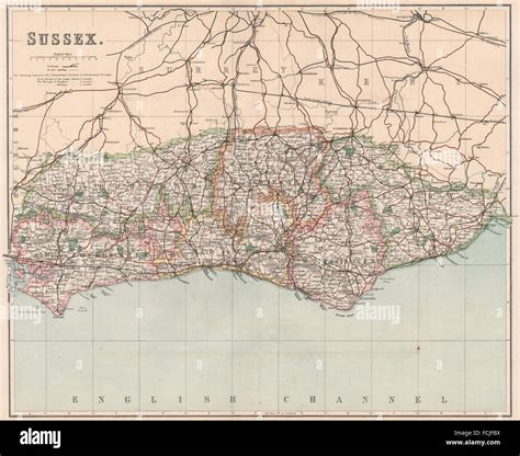 Map Of Lewes Hi Res Stock Photography And Images Alamy