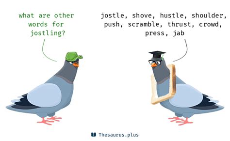 Jostling Synonyms and Jostling Antonyms. Similar and opposite words for ...