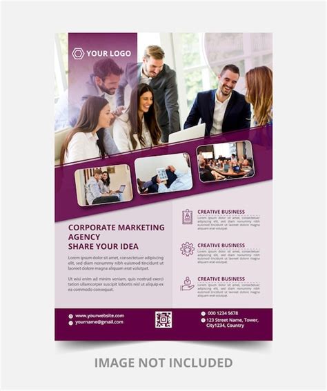 Corporate Moderne Flyer Vorlage F R Agenturen F R Digitales Marketing