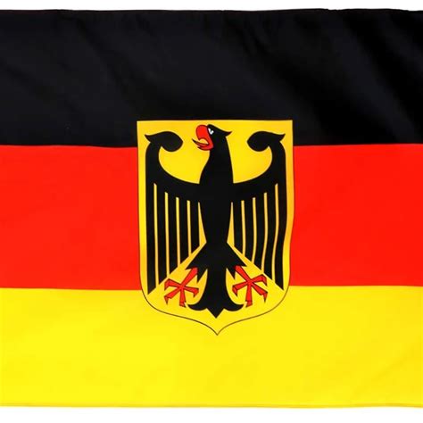 Sport And Freizeit Flagge Deutschland Mit Adler Und Wappen Der 16