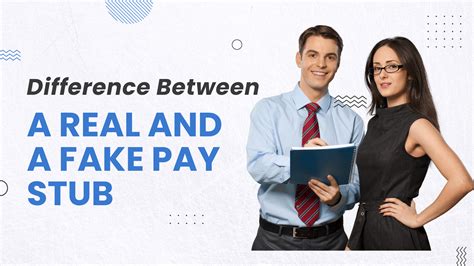 Difference Between A Real And A Fake Pay Stub