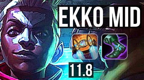 EKKO Vs GWEN MID 7 1 5 1 1M Mastery 500 Games Dominating BR