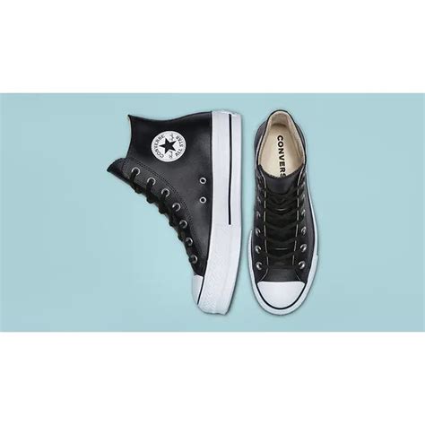 Converse Chuck Taylor Lift Platform Leather High Black Where To Buy