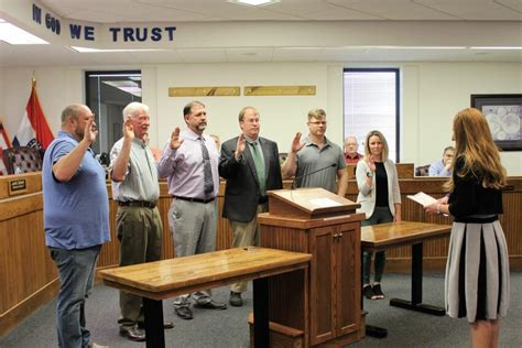 Aldermen Take Oath Of Office Bolivar Herald Free Press