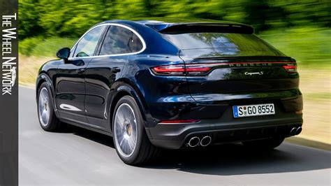 2020 Porsche Cayenne S Coupe Moonlight Blue Metallic Driving