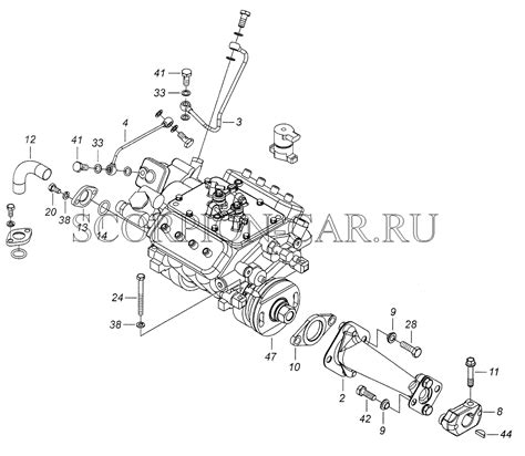КАМАЗ 5350 Установка и привод тнвд 740 30-1111000-30