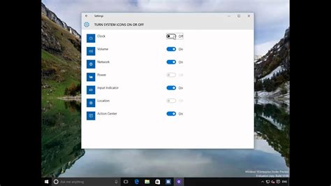 Windows 10 How To Turn On Off System Icons In The Taskbar YouTube