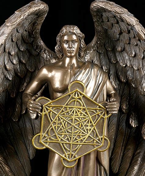 Archangel Metatron Figure Bronziert Angel Decoration Figure Holy Figure