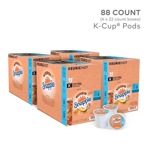 Snapple Peach Tea K-cups, 88-count | eBay