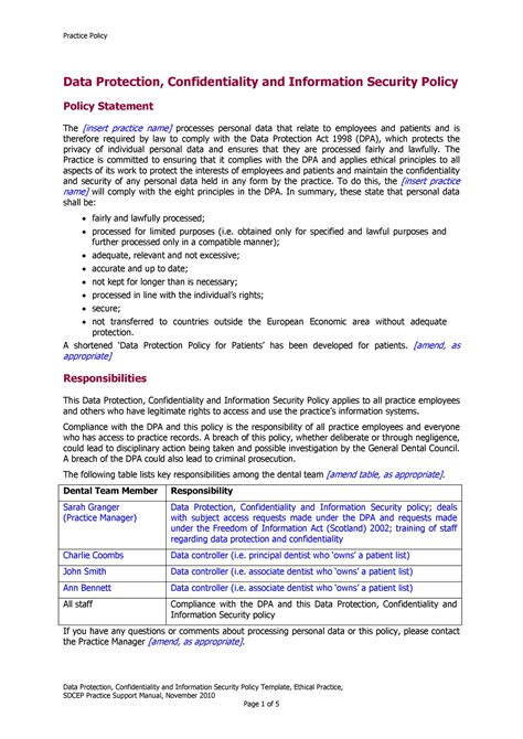 42 Information Security Policy Templates Cyber Security Templatelab