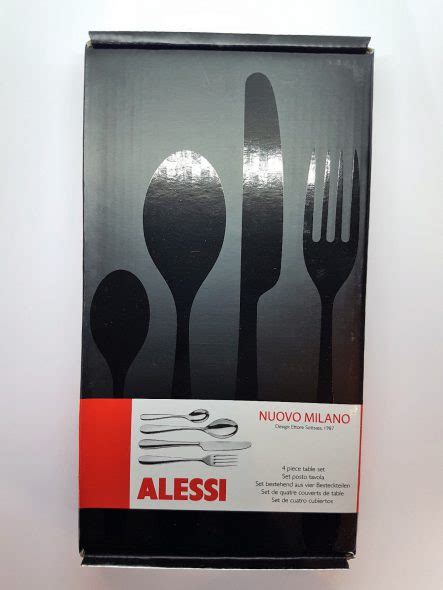 Alessi Piece Nuovo Milano Cutlery Set Silver Alessi Ktmart Vietnam