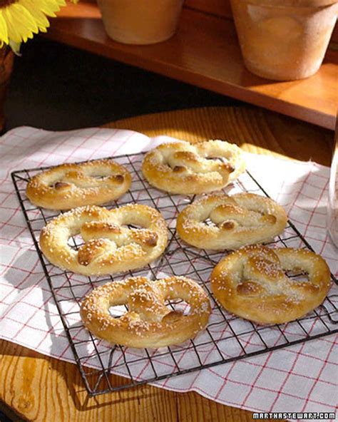 Hot Buttered Pretzels Recipe Martha Stewart