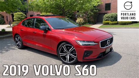 Fusion Red 2019 Volvo S60 T6 R Design Walkaround With Heather YouTube