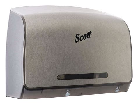 KIMBERLY-CLARK PROFESSIONAL Toilet Paper Dispenser, Scott® Pro™, Silver, Jumbo Coreless - 60HV86 ...