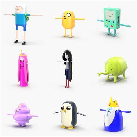 Adventure Time 3d Models For Download Turbosquid