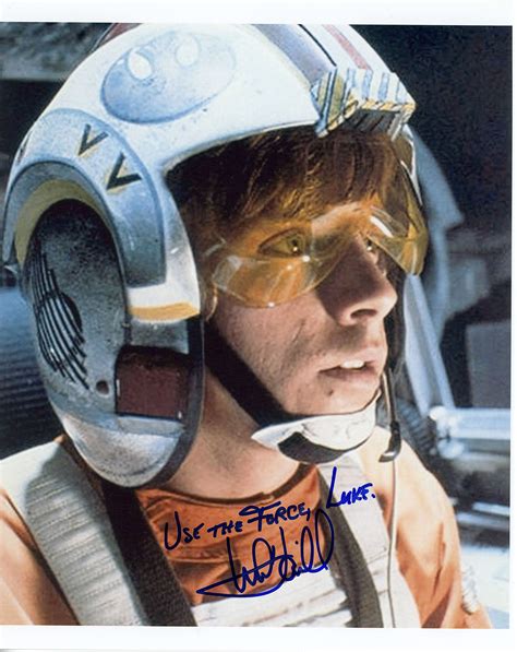 Lot Detail Star Wars Mark Hamill Signed 8” X 10” Photo From “a New