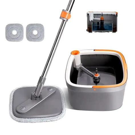 360 Rotating Square Automatic Mop With Bucket Floor Cleaning Mop