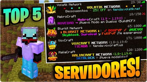 TOP 5 Servidores Para Minecraft Bedrock 1 19 Actualizados Como