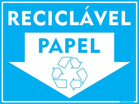 Placa Recicl Vel Papel