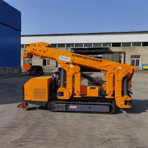 Telescopic Boom Hydraulic Spider Crawler Crane Remote Control Spider