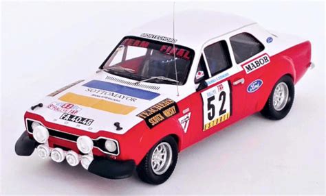 Miniature Ford Escort Trofeu Mk I No Rallye Wm Rallye Portugal