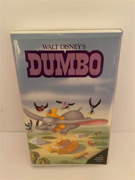 Walt Disney S Dumbo Black Diamond Edition Vhs Etsy