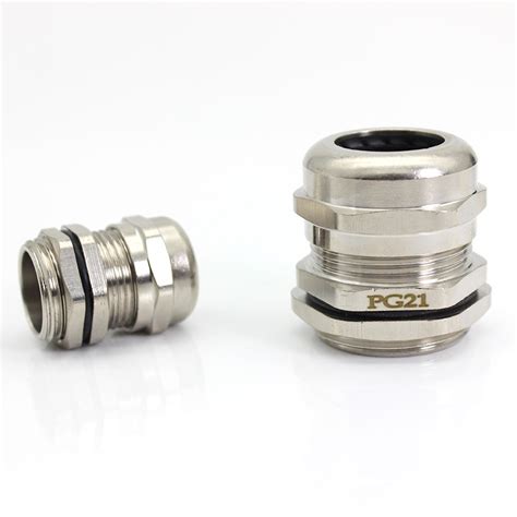 Cable Waterproof Metal Ip68 Cable Gland Pg29 With Nickel Plated Metal Cable Gland China Brass