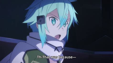 Sword Art Online Ii Sinon Swears Shell Kick Kiritos Ass Draggle S Anime Blog