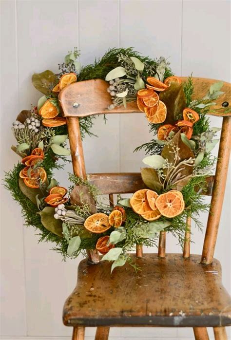 Dishfunctional Designs Dried Citrus Slices In Christmas Garlands