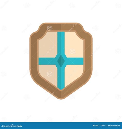 Shield Icon Design Template Vector Illustration Stock Vector