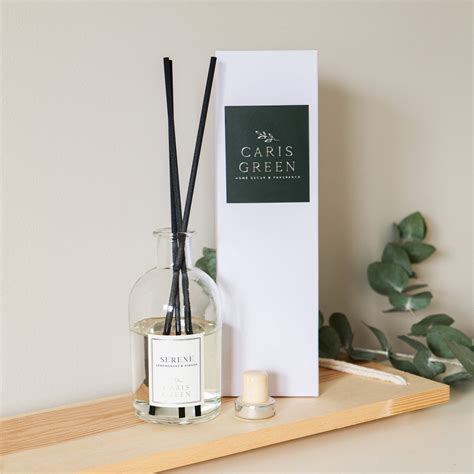 Luxury Quality Reed Diffuser ~ Lemongrass And Ginger Caris Green