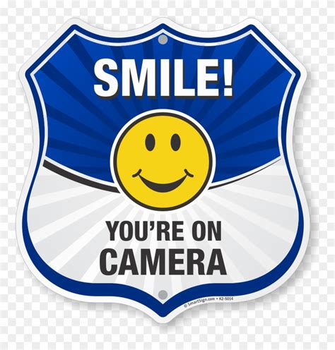 Zoom, Price, Buy - Smile Youre On Camera Sign Clipart (#1945076) - PikPng