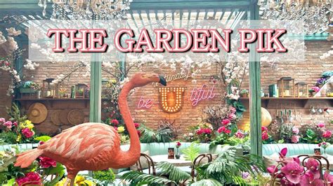 🇲🇨the Garden Pik Instagrammable Restaurant Di Pik Filled With Flowers