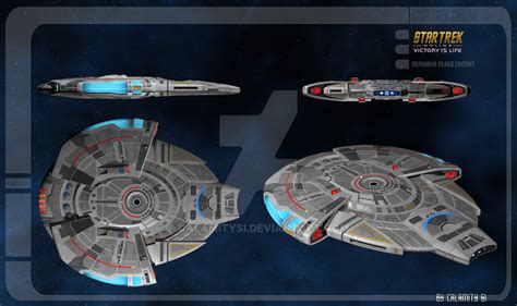 U S S Defender Schematics 1 By On Deviantart Star Trek