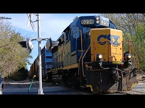 Csao Wpca Northbound Through Penbryn Road With Csxt And Ns