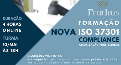 Formação Nova ISO 37301 Compliance Atualização para profissionais