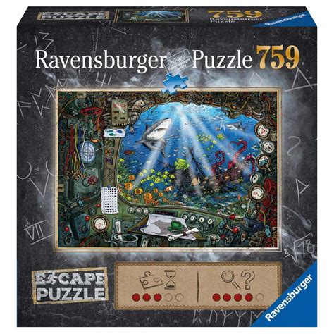 Ravensburger Escape Puzzle Submarine 759pc Fun Learning