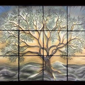 Handmade Ceramic Tile Tree Of Life By Natalie Blake