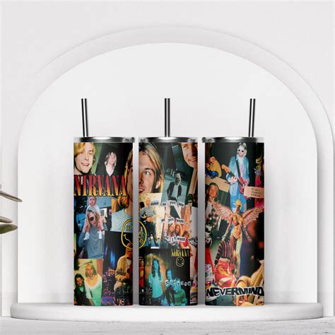 Music Band Tumbler Wrap Png90s Rock Band Tumbler Design Rock Roll