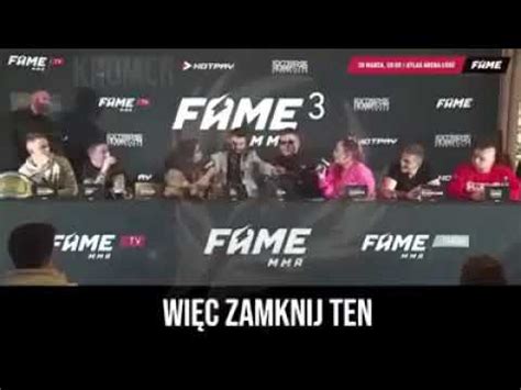 Piisenka Ryyyj Ft Marta Linkiewicz Na Konferencji Fame Mma Youtube