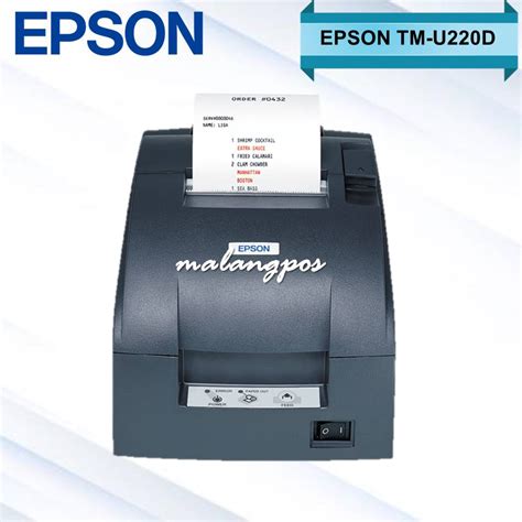 Jual PRINTER KASIR PRINTER STRUK 76 MM DOT MATRIX EPSON TMU 220D USB