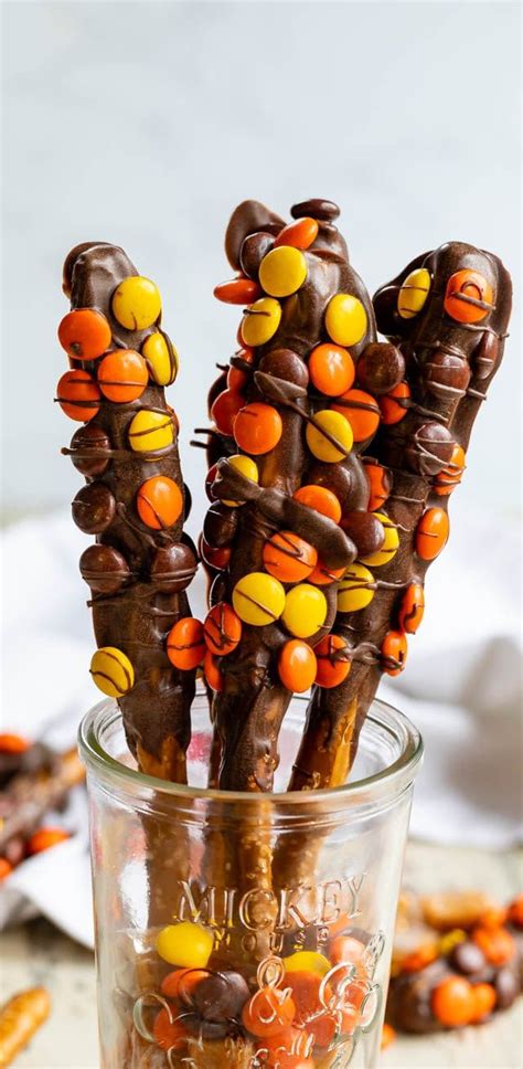 Reese's Dipped Pretzels (Disneyland Copycat) - Crazy for Crust