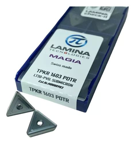 Inserto Pastilha Videa Tpkr 1603 Pdtr 10 Peças Lamina Frete grátis