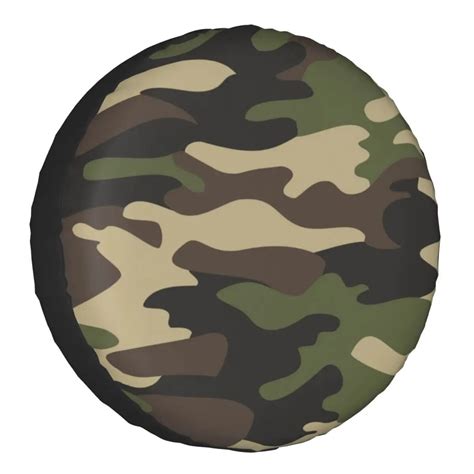 Digital Desert Camo Spare Tire Cover For Military Army Camouflage Trailer Car Wheel Protector 14