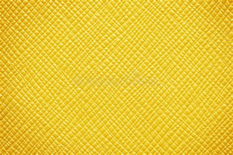 Yellow Seamless Artificial Leather Abstract Background Stock Image