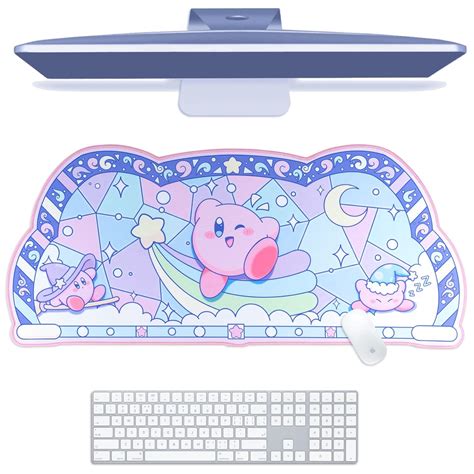 Buy Belugadesign Kirby Desk Pad Kawaii Cute Anime Keyboard Gaming Pc